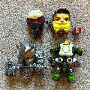 Overwatch Funko Pop Lot of 4 (Loose) - Overwatch Vinyl Figures